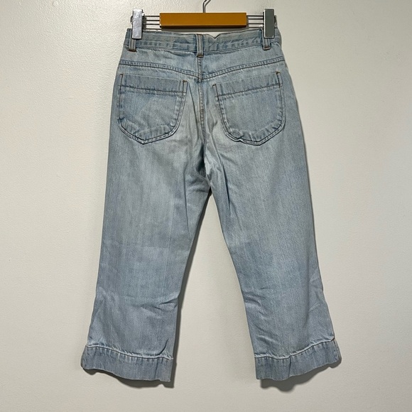 GAP Light Wash Capri Jeans Size 14 Kids - Picture 4 of 10
